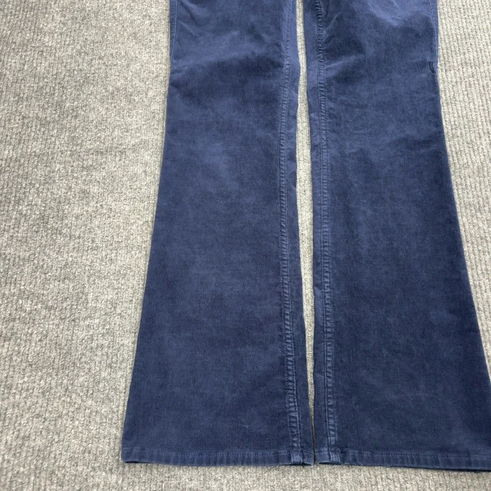 Vineyard Vines Pants Womens 29 Blue Cotton Viscose Corduroy Flare‎ Preppy Casual